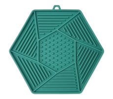 Epic Pet Lick&Snack Lízacia podložka hexagon svetlo zelený 17x15cm