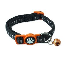 Magic Cat Obojok Nylon XS čierna 19-31cm