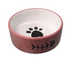 Magic Cat Miska keramická ružovo-biela 12.5x4.5cm 350ml