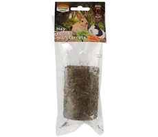 Nature Land Pochúťka Nibble valec zo sena plnený mrkvou 125g