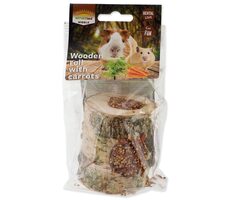 Nature Land Valec Nibble s mrkvou drevený 150g
