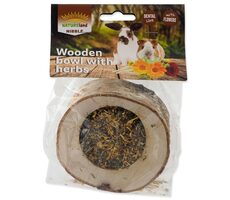 Nature Land Nibble Pochúťka miska plnená bylinkami drevená 120g