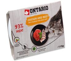 Ontario Vanička kura s hovädzím a taurínom 115g