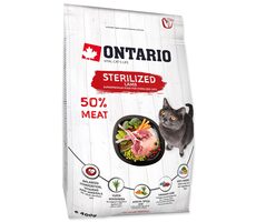 Ontario Cat Sterilised Lamb 400g / Granule pre dospelé mačky 