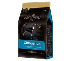 Prospera PLUS Chihuahua kura s ryžou 500g / Granule pre dospelých psov 