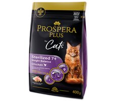 Prospera PLUS Sterilized 7+ Chicken Weight Balance 400kg / Granule pre dospelé mačky 