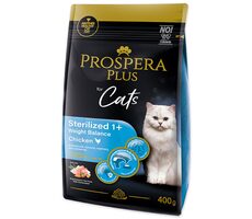 Prospera PLUS Sterilized 1+ Chicken Weight Balance 400g / Granule pre dospelé mačky