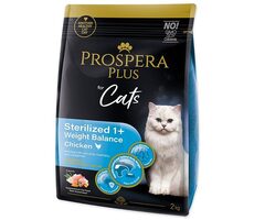 Prospera PLUS Sterilized 1+ Chicken Weight Balance 2kg / Granule pre dospelé mačky