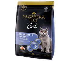 Prospera PLUS Sterilized 1+ Chicken Urinary 7kg / Granule pre dospelé mačky