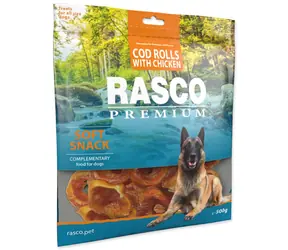 Rasco Premium tresčie rolky obalené kuracím mäsom 500g
