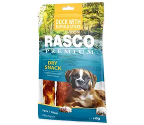 Rasco Premium 3 tyčinky byvolia 18cm obalené kačacím mäsom 140g