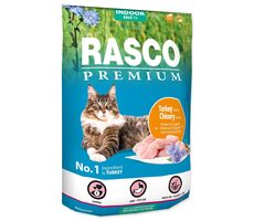 Rasco Premium Indoor morka s koreňom čakanky 400g / Granule pre dospelé mačky 