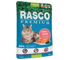 Rasco Premium Sterilized Kapsička losos so spirulinou 85g