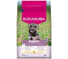 Eukanuba Puppy Small rich in fresh chicken 3kg / granule pre šteňatá 