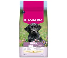 Eukanuba Puppy Large rich in fresh chicken 15kg / granule pre šteňatá / pre veľké plemená 