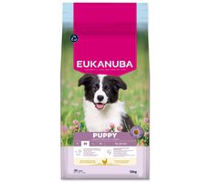 Eukanuba Puppy Medium rich in fresh chicken 15kg / granule pre šteňatá / pre stredné plemená 