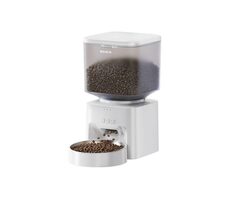 Rojeco Automatické krmítko pre zvieratá WiFi verzia Sin 4,5l biela