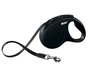 Flexi Classic S opasok 5m čierne / Vodítko 