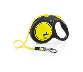 Flexi Neon L opasok 5m čierno-žlté / Vodítko 