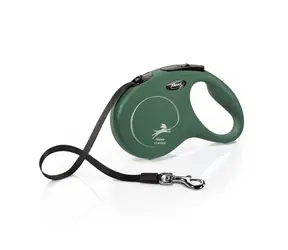 Flexi Classic M opasok 5m olivovo zelené / Vodítko 