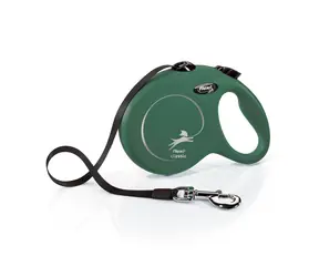 Flexi Classic L opasok 5m olivovo zelené / Vodítko 