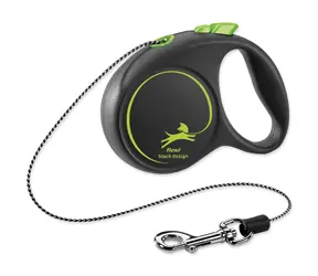 Flexi Black Design XS lanko 3M čierno-zelené / Vodítko 
