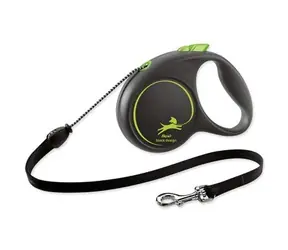 Flexi Black Design M lanko 5m čierno-zelené / Vodítko 