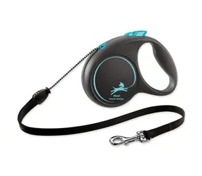 Flexi Black Design M lanko 5m čierno-modré / Vodítko 