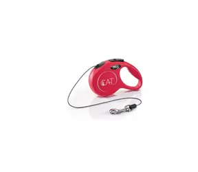 Flexi Cat XS lanko 3M červené / Vodítko 