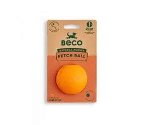 Beco Fetch Ball Hračka pre psov oranžová 6,5cm