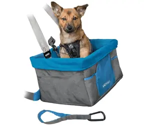 Kurgo® Heather Booster Seat Autosedačka sivá/modrá
