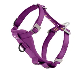 Kurgo Tru-Fit Enhanced Strenght Bezpečnostný postroj pre psov s autopásom fialový S