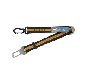 Kurgo® Direct to Seat Belt Swivel Tether Bezpečnostný autopás pre psov s upínacím mechanizmom oranžový