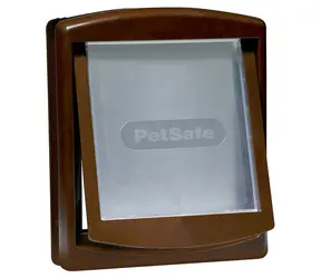Rozbalené - PetSafe Staywell 755 Originál hnedá - M / Dvierka / 352x294 mm / otvor: 281x237 mm / šírka ramien: 219mm / rozbalené