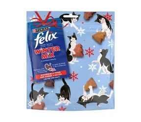 PURINA Felix Winter Mix Morčacie & brusnice 200 g / Maškrty pre mačky