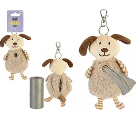 Pet Pro Dog 3D Plush Poop Bag Holder with 20 Bags / Držiak na vrecká
