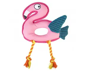 Pet Pro Floating Flamingo & Rope Dog Toy / Plávajúce hračka plameniak s lanom