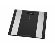 ProfiCare PC-PW 3007 čierna / osobná váha / LCD / nosnosť až 180 kg / telesný tuk / obsah vody / svalová hmota / BMI