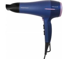 ProfiCare PC-HTD 3030 modrá / sušič vlasov / 2200W / 3 teploty / 2 rýchlosti / difuzér / ionizácia / dotykový senzor