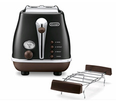 DeLonghi Icona Vintage CTOV 2103.BK čierna / hriankovač / 900 W / 4 funkcie