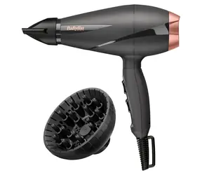 Babyliss 6709DE čierna / sušič vlasov / 2100 W / 3 teploty / 2 rýchlosti / rýchlosť vzduchu 106 kmh / ionizér