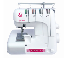 Guzzanti GZ 325 biela / Šijací stroj overlock / 100W / 12 rôznych stehov / odrez nite / 1-5 mm steh / LED osvetlenie