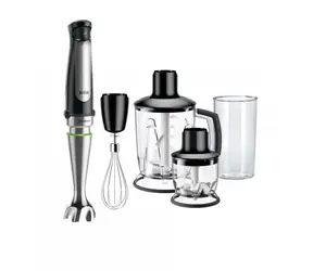 Braun MultiQuick 7 MQ 7045X / tyčový mixér / 1000W / 600ml nádoba / 2x sekacia nádoba / šľahací nástavec
