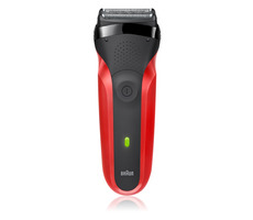 Braun Series 3 300s červená / planžetový holiaci strojček / 30 min prevádzka