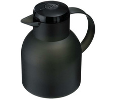 Emsa Samba Vacuum 1l čierna / Vákuová kanvica (termoska) / Quick Press