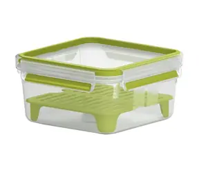 Emsa CLIP &amp; GO Sandwichbox XL 1.3 l zelená