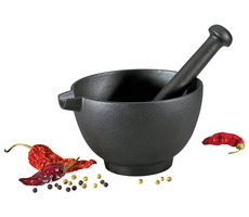 ZASSENHAUS 76066 Mažiar XL s paličkou / 15.5 x 9.5 cm / liatinový / 2.26 kg