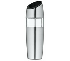 WMF elektrický mlynček na korenie strieborná / regulácia jemnosti mletia / nerez / Výška: 20 cm / 6x AAA