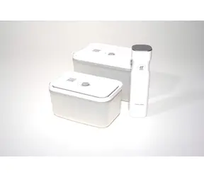 Zwilling Fresh &amp; Save 7dielna vákuovacia sada M&amp;L (plast) / 2x vákuový plastový box / 4X vákuové vrecko / 1xVákuovacia pumpa