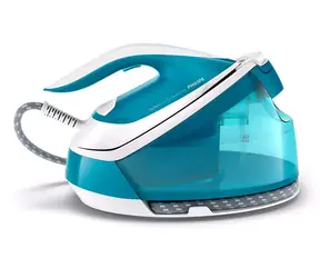 Philips PerfectCare Compact Plus GC7920-20 modrá / Žehlička s parným generát. / 2400W / 1.5L / 6.5 bar / Parný ráz 430g